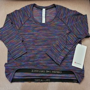 lululemon Swiftly Love RAINBOW LS Shirt Rare Pride